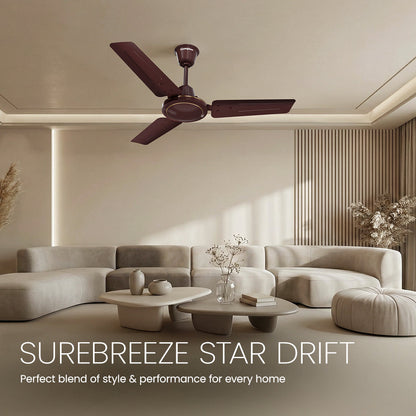 Crompton Surebreeze Star Drift 900 MM | Ceiling Fan