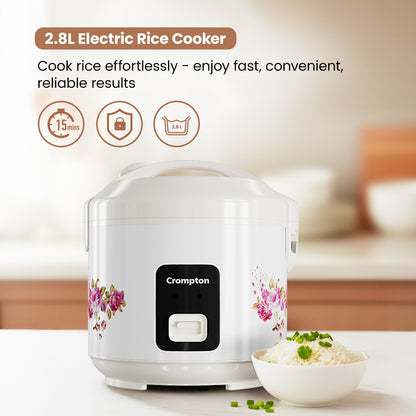 Crompton 2.8L Electric Rice Cooker