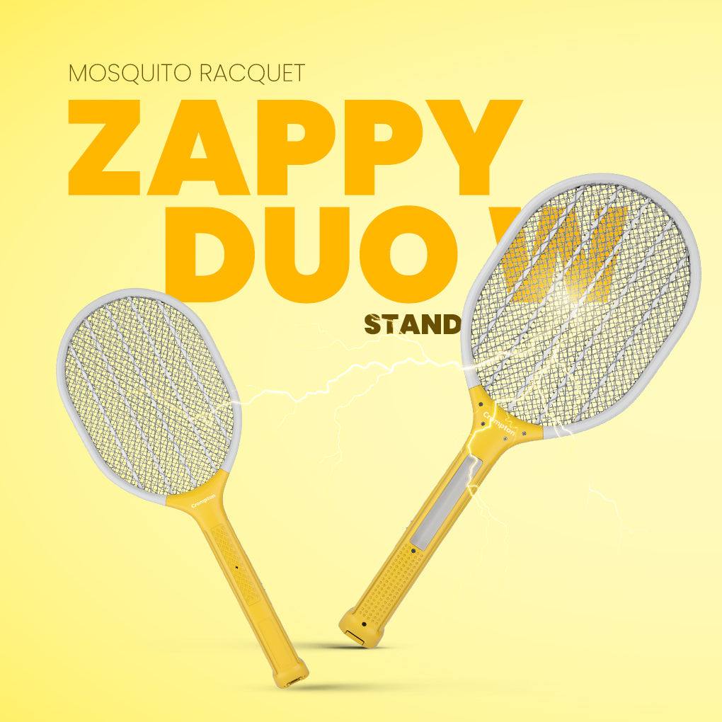 Crompton Zappy Duo W Stand | Mosquito Racquet