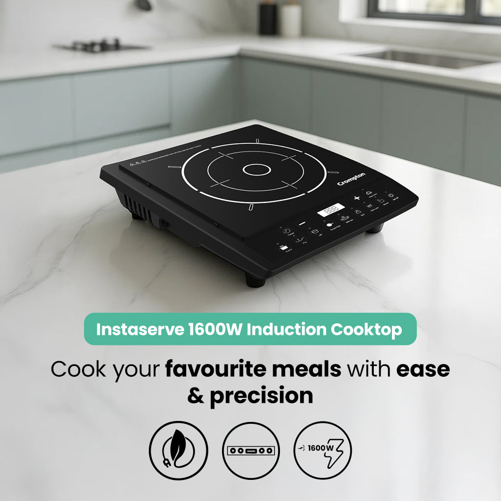 Crompton Instaserve 1600 W Induction Cooktop