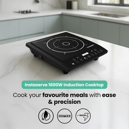 Crompton Instaserve 1600 W Induction Cooktop