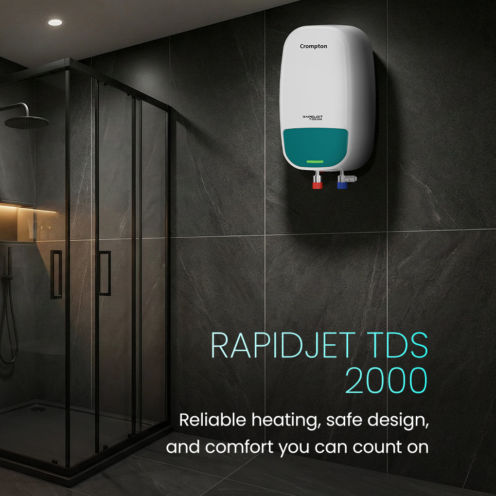 Crompton Rapidjet TDS 2000, 3000W Instant Water Heater 3 Litre