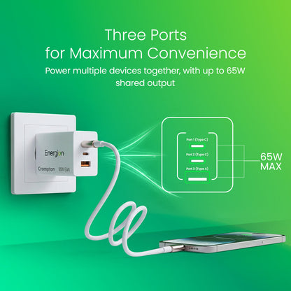 Crompton Energion Mobile GaN Charger QC+PD