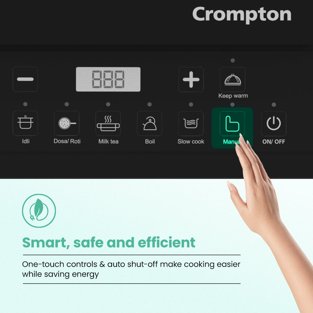 Crompton Instaserve 1600 W Induction Cooktop