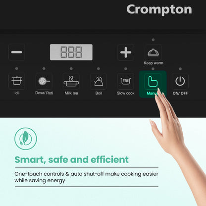 Crompton Instaserve 1600 W Induction Cooktop
