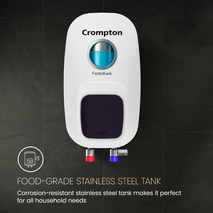 Crompton FestoKwik, 3000W Instant Water Heater