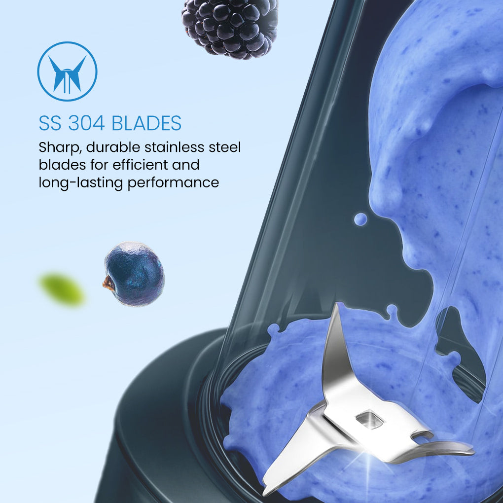 Crompton Ameo Fresh Nutri Blender, 400 Watts, 2 Food Grade Jars_4