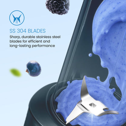 Crompton Ameo Fresh Nutri Blender, 400 Watts, 2 Food Grade Jars