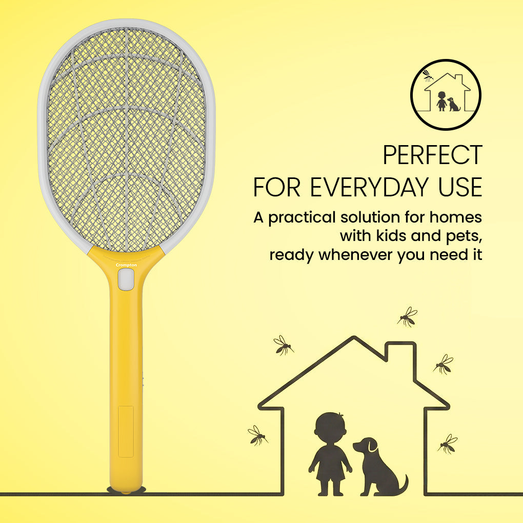 Crompton Mosquito Racquet Zappy Duo W String