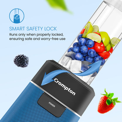 Crompton Ameo Fresh Nutri Blender, 400 Watts, 2 Food Grade Jars