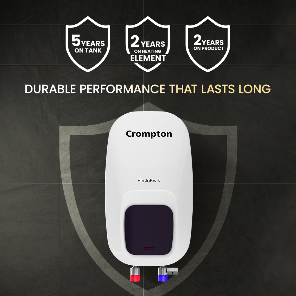 Crompton FestoKwik, 3000W Instant Water Heater_5