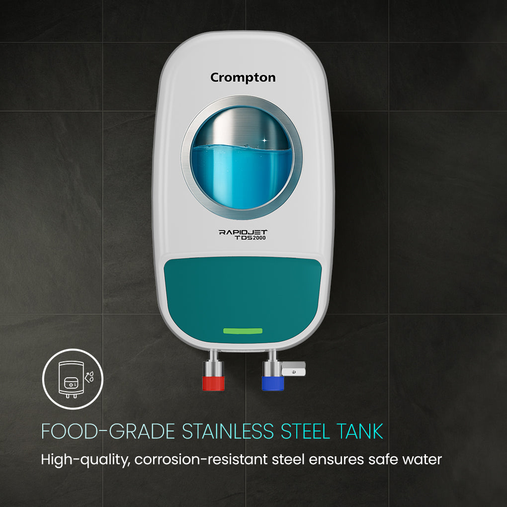 Crompton Rapidjet TDS 2000, 3000W Instant Water Heater 3 Litre