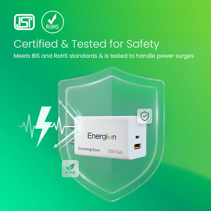 Crompton Energion Mobile GaN Charger QC+PD