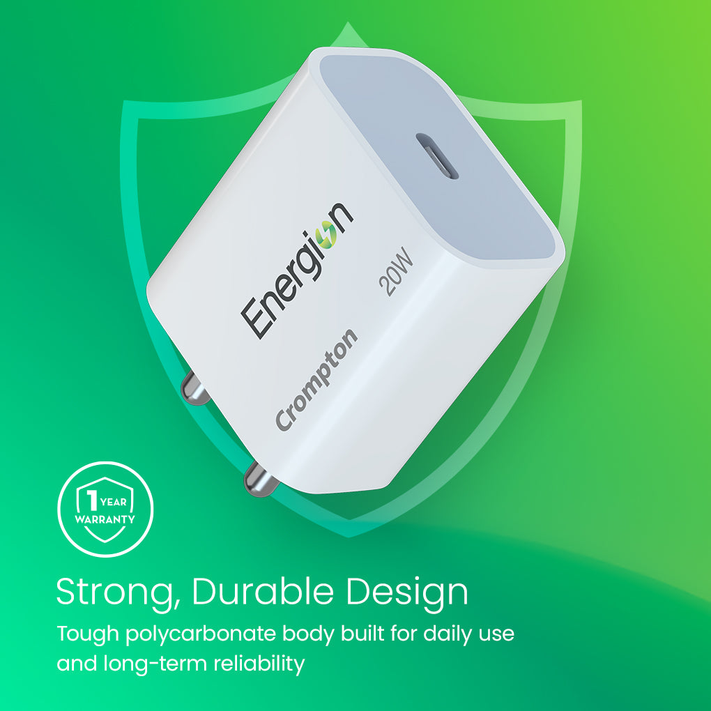 Crompton Energion Mobile Charger 20W PD_6
