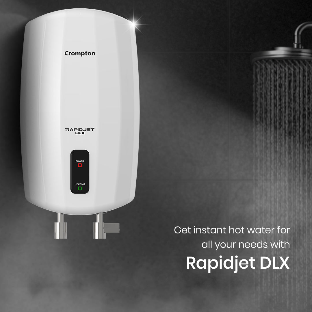 Crompton Rapidjet Dlx 3-Litre, 3000W Instant Water Heater