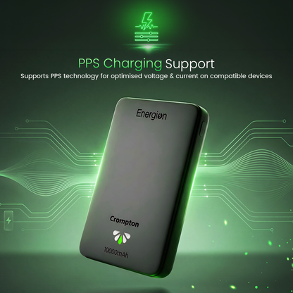 Crompton Snap-10K, 10,000 mAh Wireless Power Bank