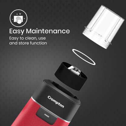 Crompton Ameo Fresh Nutri Blender Black & Red