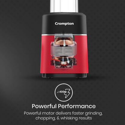 Crompton Ameo Fresh Nutri Blender Black & Red