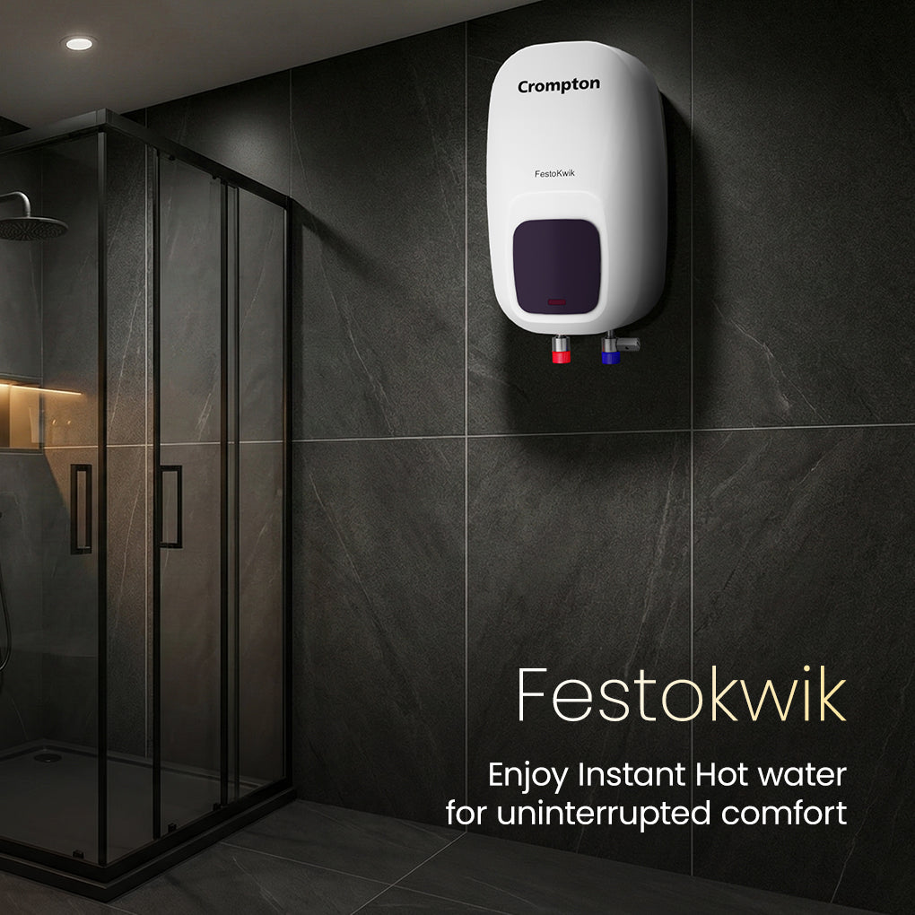Crompton FestoKwik, 3000W Instant Water Heater_2
