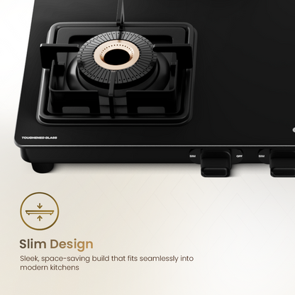 Crompton Pyra 4 Burner 70 cm Slim Cooktop