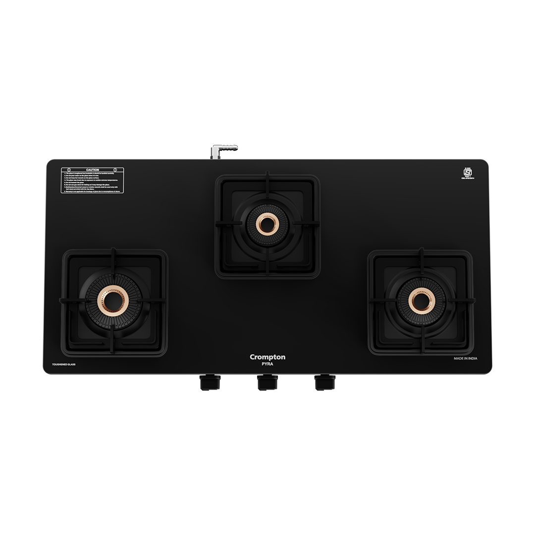 Crompton Pyra 3 Burner 77cm Slim Cooktop