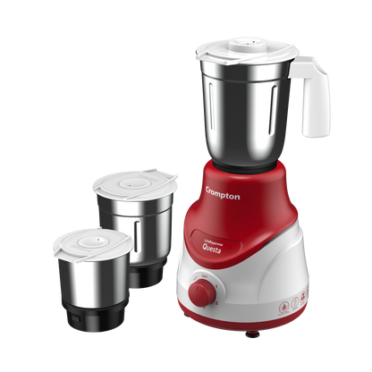 Crompton Questa 500W, Mixer Grinder, 3 Stainless Steel Jars