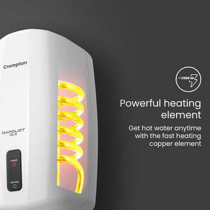 Crompton Rapidjet Plus, 2000W Storage Water Heater - 6-L