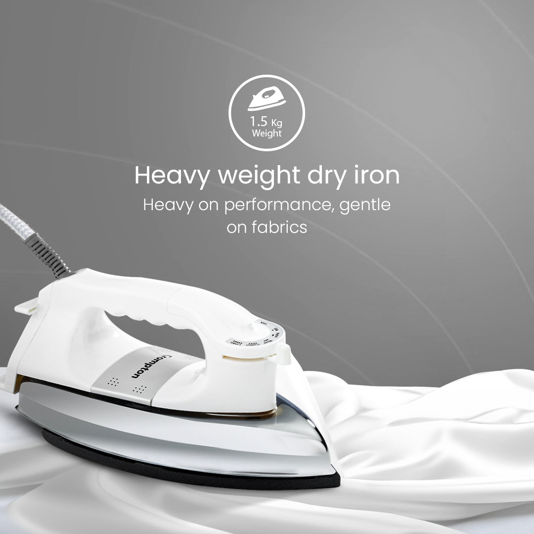 Crompton Rhino 1000 W Heavy Weight Dry Iron