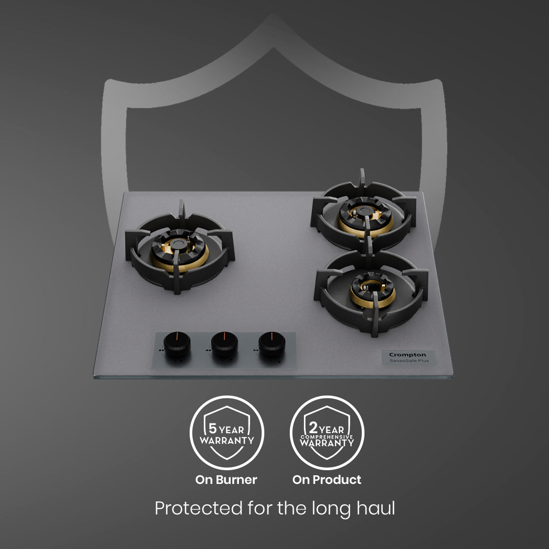 Crompton Hob SensoSafe Plus 60 Cm 3 Burner
