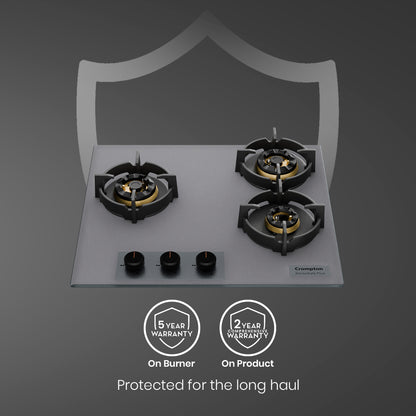 Crompton Hob SensoSafe Plus 60 Cm 3 Burner