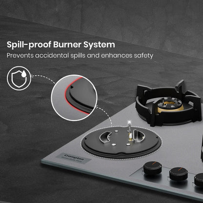 Crompton Hob SensoSafe Plus 60 Cm 4 Burner