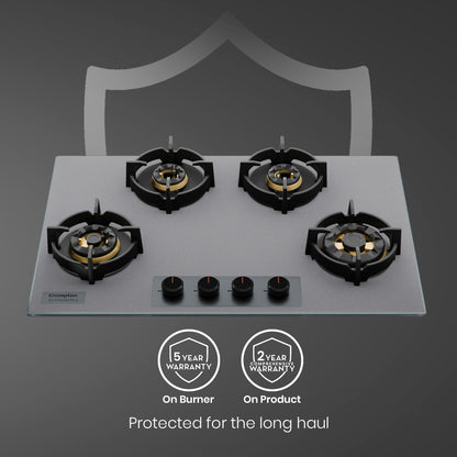 Crompton Hob SensoSafe Plus 80 Cm 4 Burner