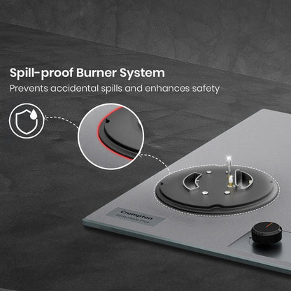 Crompton Hob SensoSafe Plus 78 Cm 3 Burner