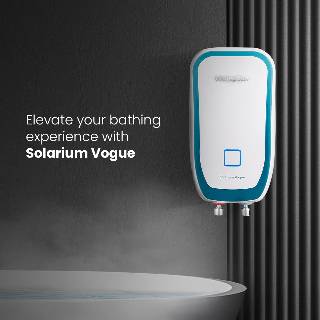 Crompton Solarium Vogue, 3000W Instant Water Heater - 3-L