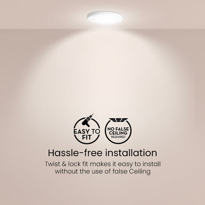 6W Star Stylus Round Led Surface Panel