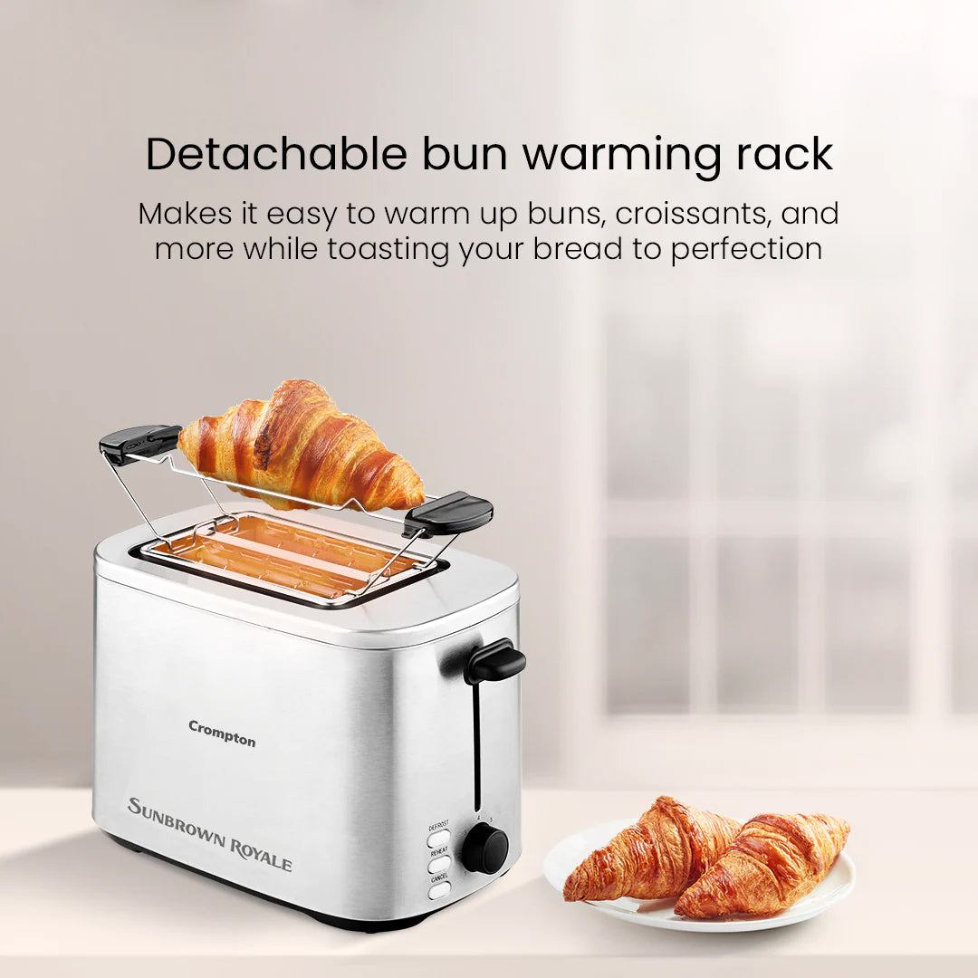 Crompton SunBrown Royale Pop-up Toaster 800W