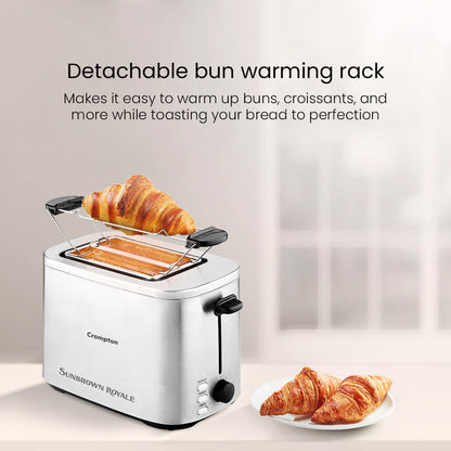 Crompton SunBrown Royale Pop-up Toaster 800W