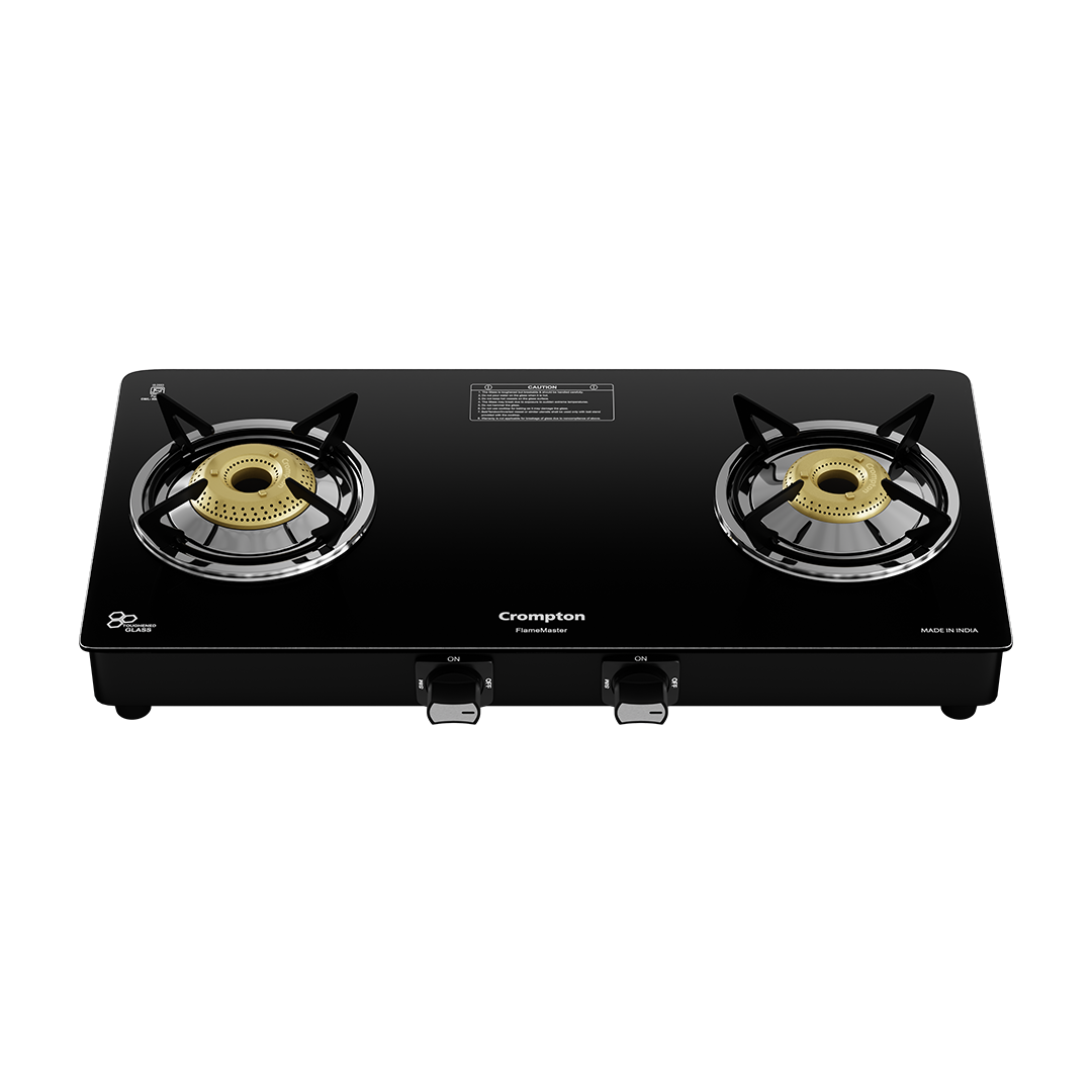 Crompton FlameMaster 2 Burner 65 cm Glass Cooktop