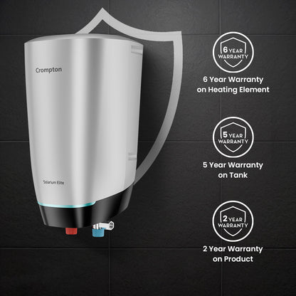 Crompton Solarium Elite, 3000W Instant Water Heater
