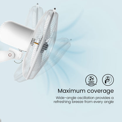 Crompton Hiflo Wave Plus Wall Mounted Fan
