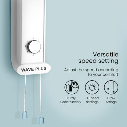Crompton Hiflo Wave Plus Wall Mounted Fan
