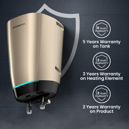 Crompton Solarium Blaze, 3000W Instant Water Heater