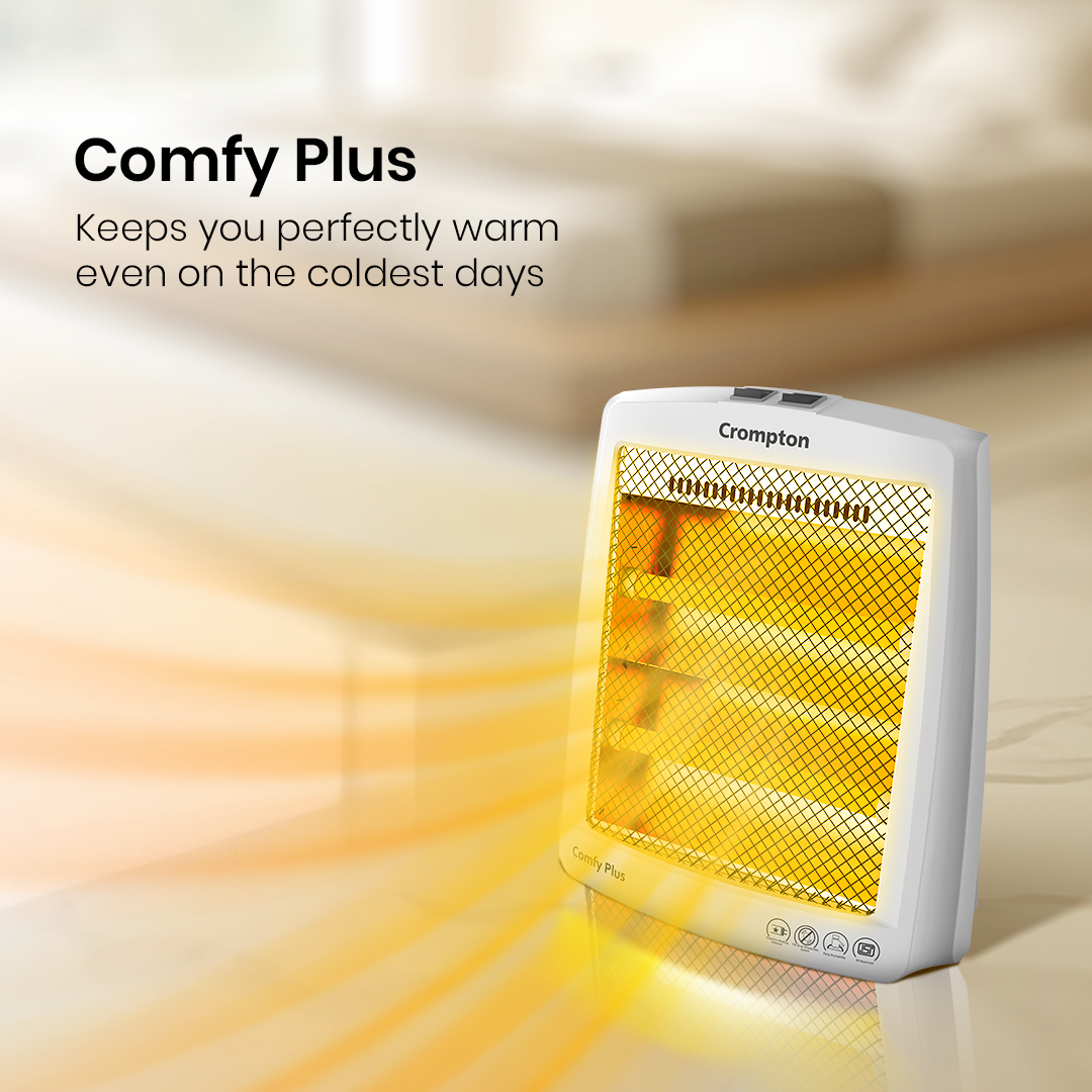 Crompton Comfy Plus 800W quartz Heater