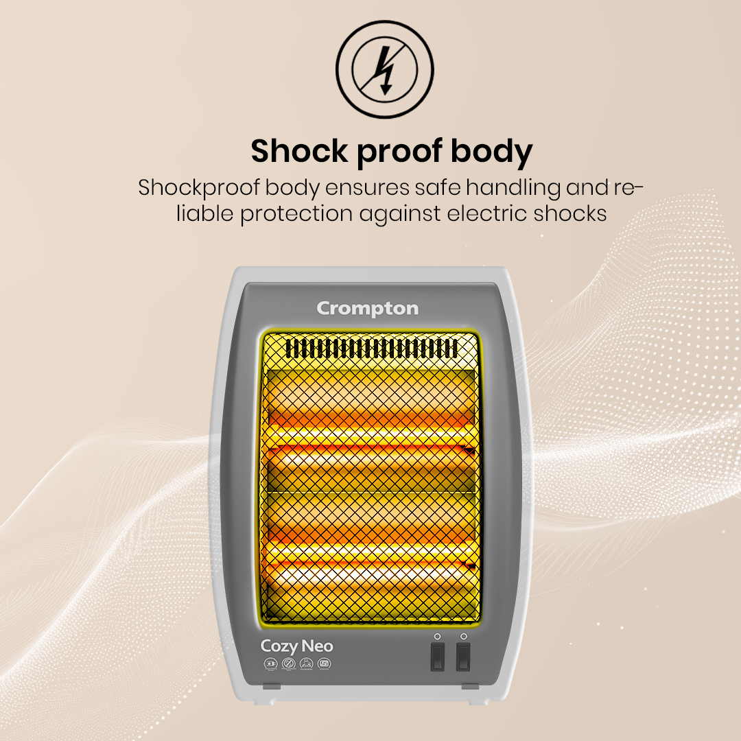 Crompton Cozy Neo 800W Halogen Heater