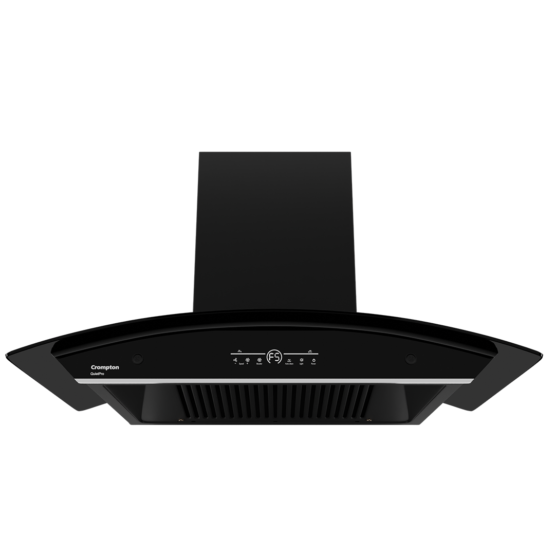Crompton QuietPro Curved 90cm Filterless Chimney with BLDC Motor