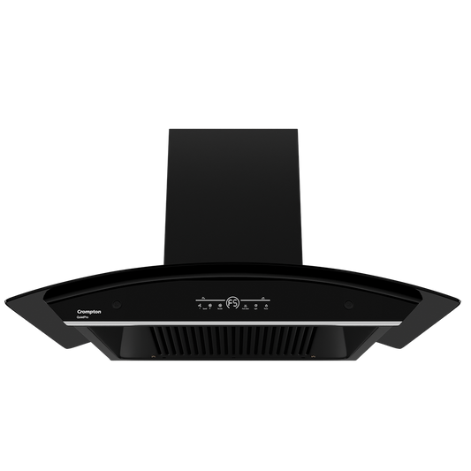 Crompton QuietPro Curved 90cm Filterless Chimney with BLDC Motor