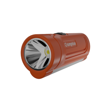Crompton Power Ray Dual Pro 1W LED Torch Rechargeable - Orange
