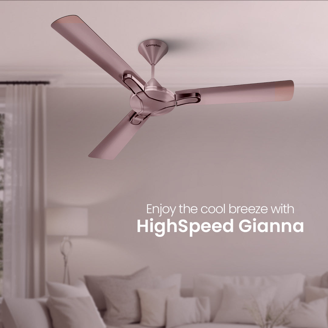 Crompton High Speed Gianna | Star Rated Ceiling Fan