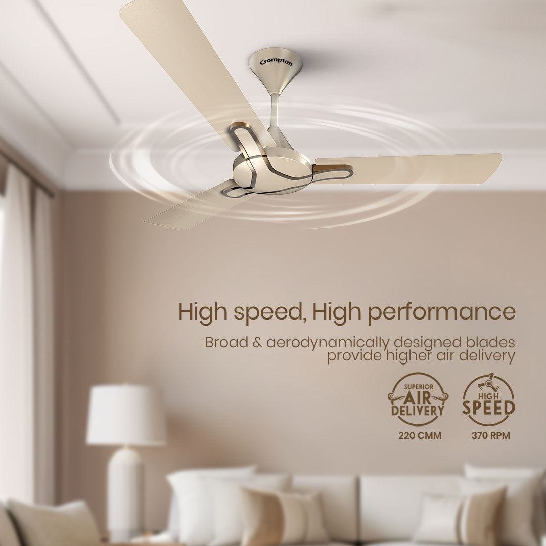 Crompton High Speed Gianna | Star Rated Ceiling Fan