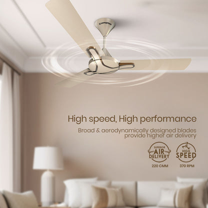 Crompton High Speed Gianna | Star Rated Ceiling Fan
